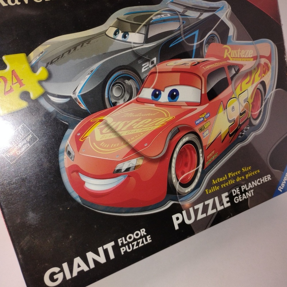 Ravensburger DISNEY Cars Shaped 24-Piece Giant Floor Jigsaw Puzzle Sealed - Picture 7 of 7